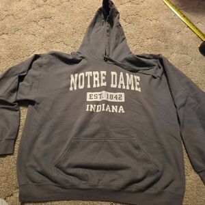 Notre Dame Gray Hoodie